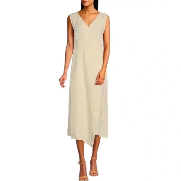 white long sleeve sweater dress Tie Waist Belted Long Sleeve Faux Wrap Sweater Dress